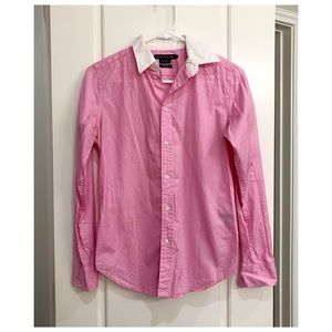 Pink Collared Ralph Lauren Button Down Shirt
